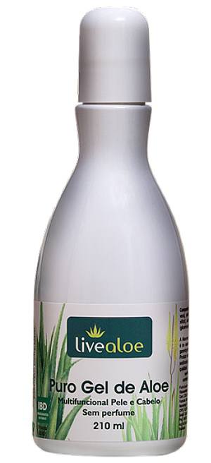 Puro Gel de Aloe 210ml - Aloe Vera Orgânica - Babosa