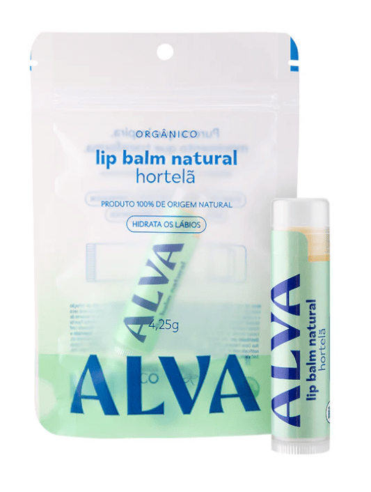 Hidratante Labial Orgânico Hortelã 4,25g Alva