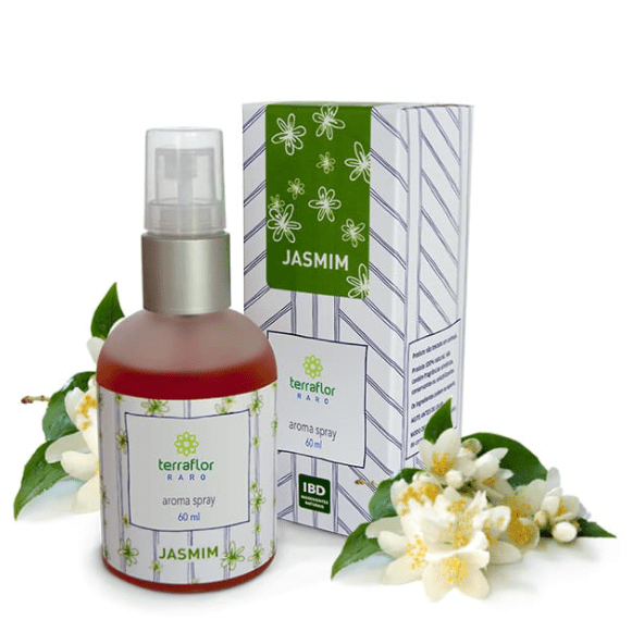 Aroma Spray Natural de Jasmim para o Corpo e Ambiente 60ml – Terra Flor