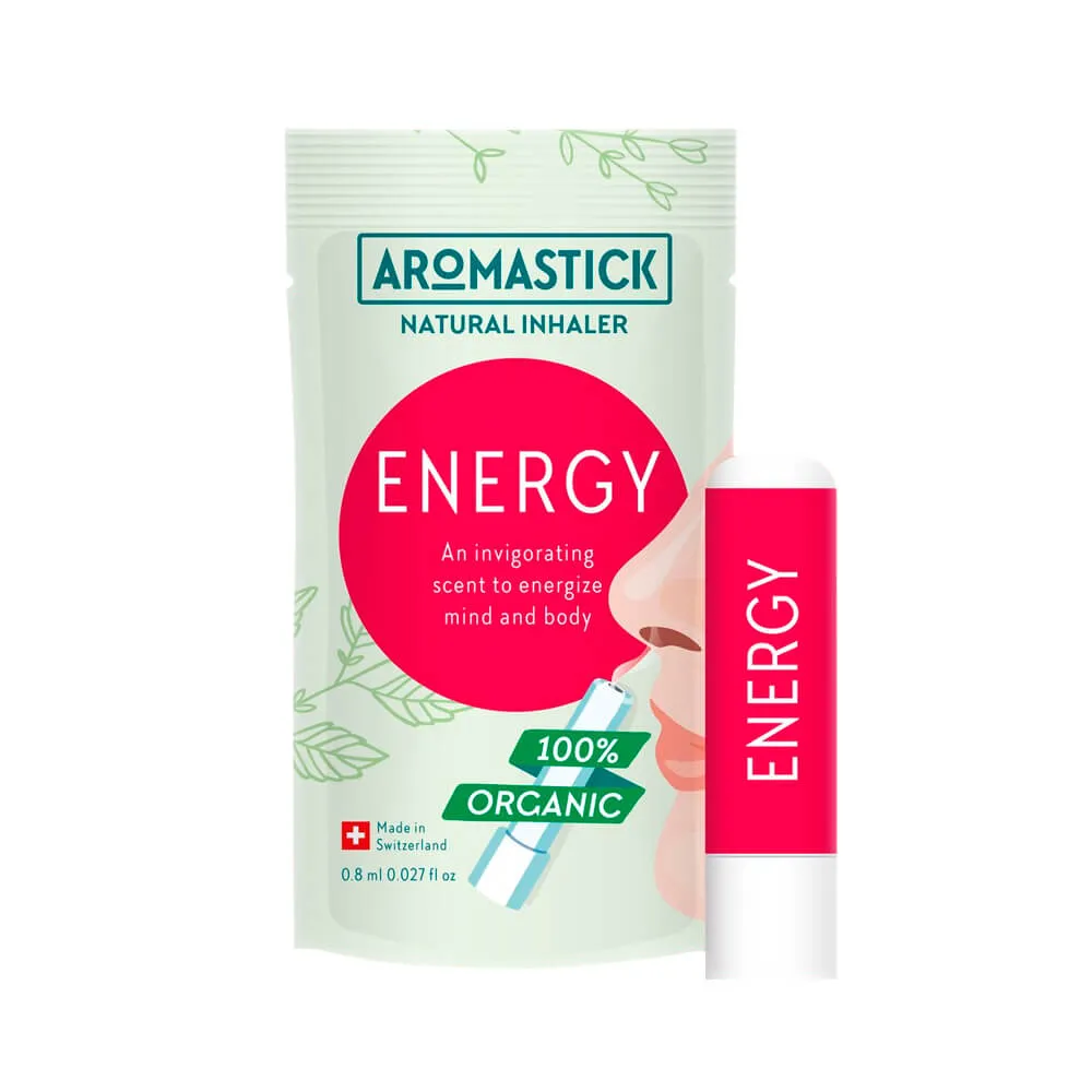 Inalador Nasal Orgânico Energizante – AromaStick