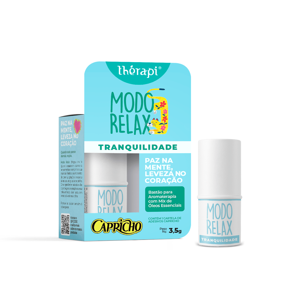 Óleo essencial em bastão | Modo Relax Tranquilidade