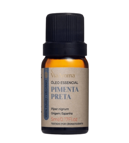 Óleo Essencial Pimenta Preta Via Aroma - 5ml