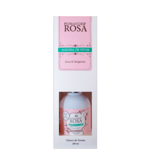 Pomander Rosa Alegria de Viver Difusor de Varetas 200ml