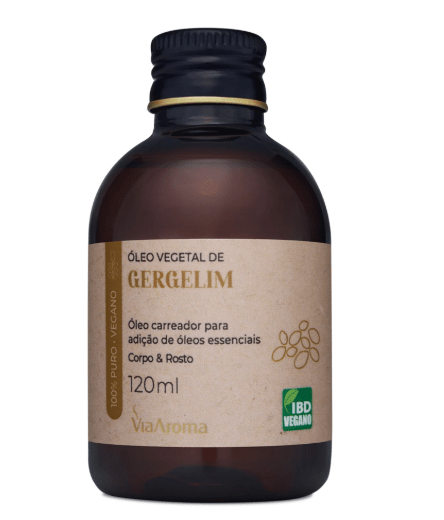 Óleo Vegetal de Gergelim Via Aroma - 120 ml