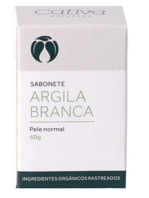Sabonete Argila Branca 60g - Peles Normais Sabonete Argila Branca 60g - Peles Normais