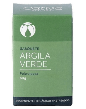 Sabonete Argila Verde - Pele oleosa 60g Sabonete Argila Verde - Pele oleosa 60g
