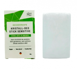 Refil Desodorante de Pedra Natural Stick Kristall Sensitive 90g Caixinha