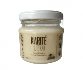 Manteiga de Karité Nilotica Orgânica Afrikkana Karité Nu e Cru – 100g