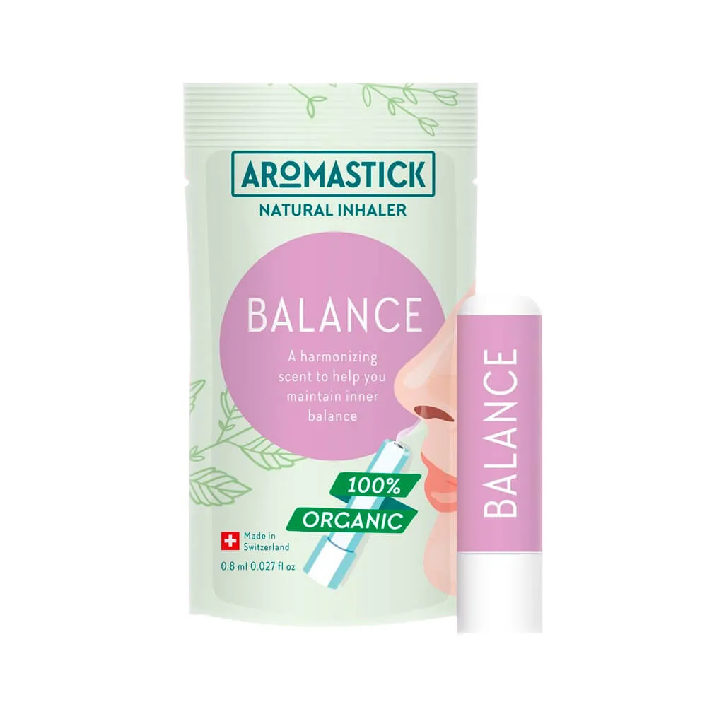 Inalador Nasal Orgânico Equilíbrio - AromaStick