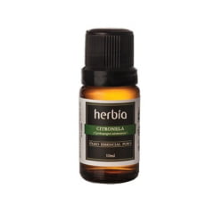 Óleo Essencial Orgânico Herbia de Citronela 10 ml Óleo Essencial Orgânico Herbia de Citronela 10 ml