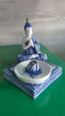 Incensário Budha Tailandes Azul