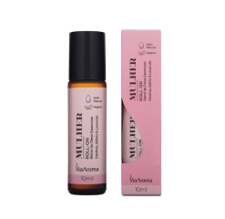 Roll-On Blend Óleos Essenciais Mulher Via Aroma - 10ml