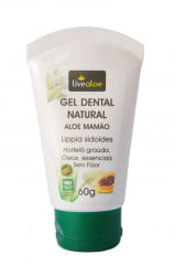 Gel Dental Natural, Orgânico e Vegan Aloe Vera e Mamão 60g