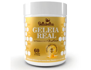 Golden Life - Geleia Real com Biotina e Vitaminas A, C e E - 60caps 250mg