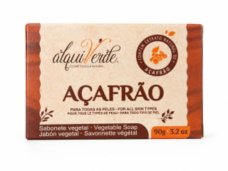 Sabonete Vegetal Açafrão 90g – Natural