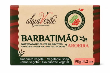 Sabonete Vegetal Barbatimão com Aroeira 90g