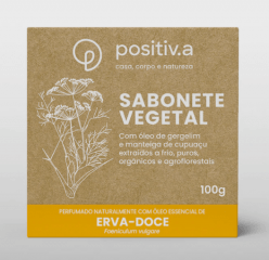 Sabonete Vegetal Erva-doce Positiva 100g