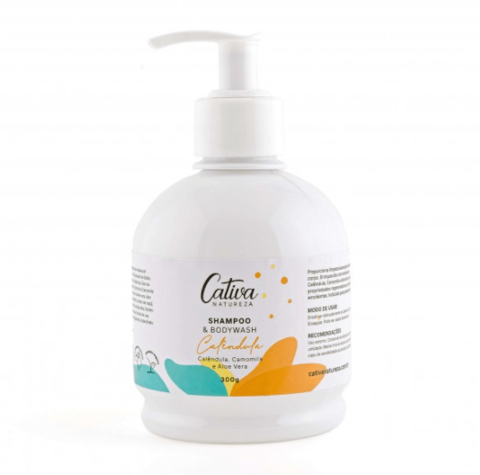 Shampoo & Body Wash (Shampoo e Sabonete Líquido) 300g - P/ Cabelos Finos e Delicados